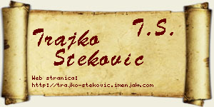 Trajko Steković vizit kartica